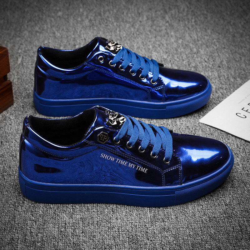 Luxury Lifestyle Fashion - Lüks Erkek Günlük Spor Ayakkabı Mavi
