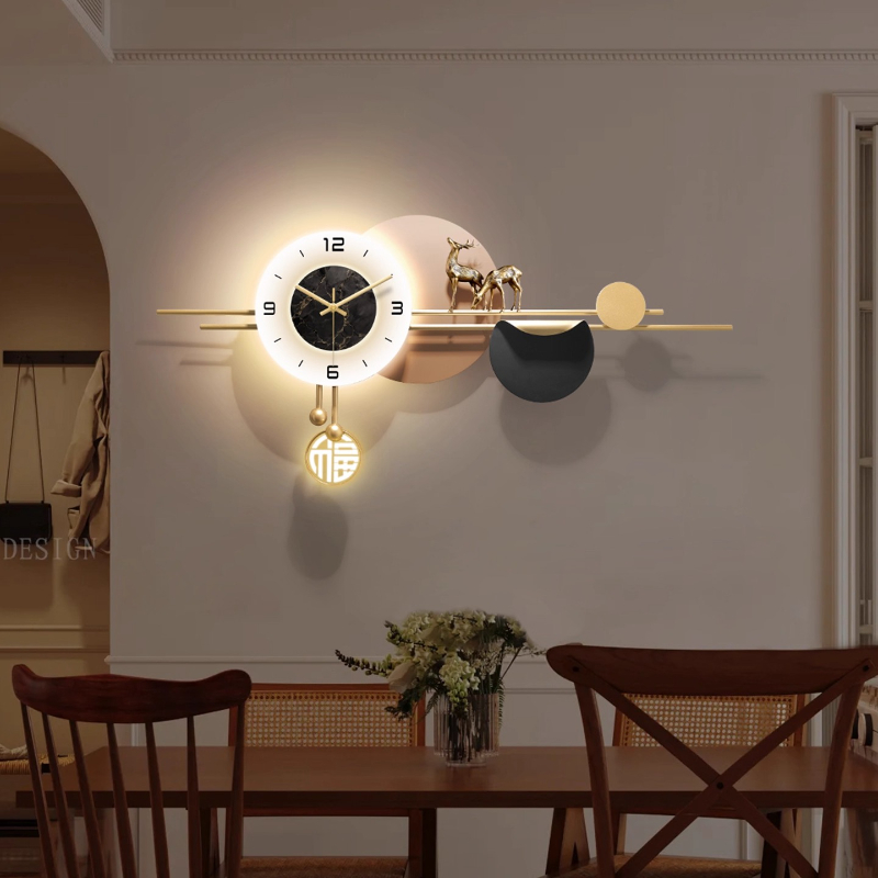 Luxury Lifestyle Aesthetics - Işık Lüks İç Duvar Saatleri Led