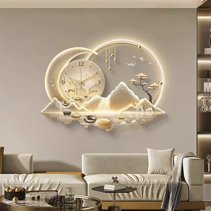 Luxury Lifestyle Design - Sanat Duvar Led Saat Duvar Lüks