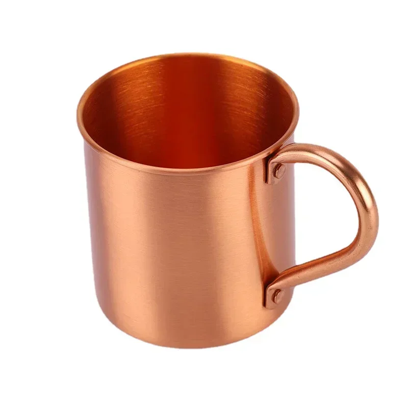 Copper Cocktail Mug - 450ML 16oz Saf Bakır Kupa Dayanıklı