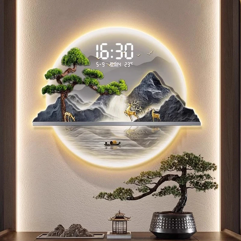 Çin Tarzı Tasarım Duvar Saatle - Luxury Lifestyle Design incelemesi ve fiyatı