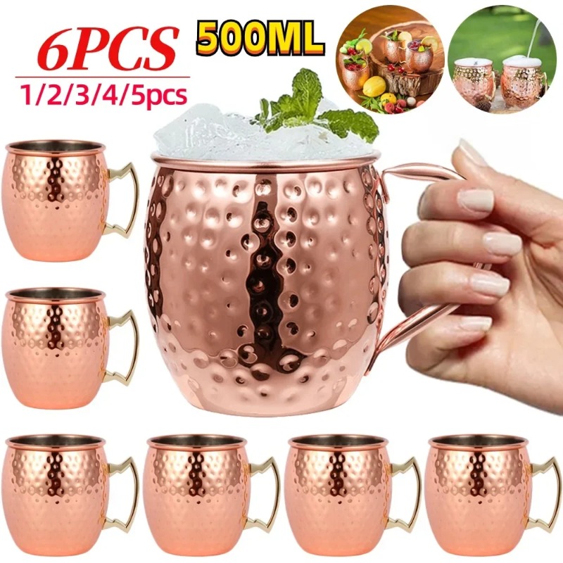 1-6 adet kokteyl şarap bardağı - Copper Cocktail Mug incelemesi ve fiyatı