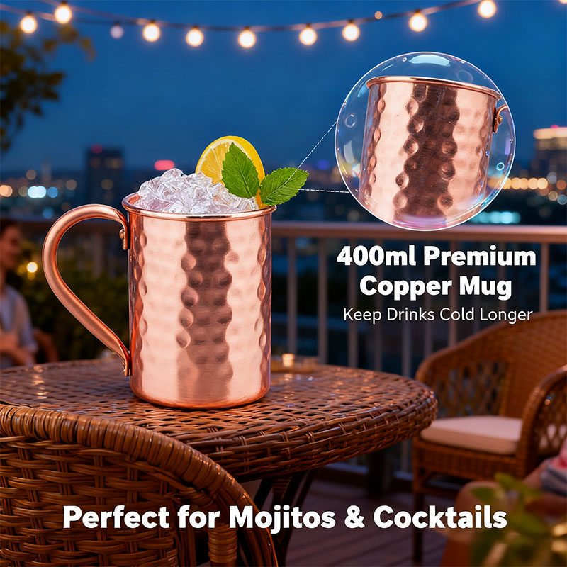 Yeni %100 Bakır Bardaklar Saf  - Copper Cocktail Mug incelemesi ve fiyatı