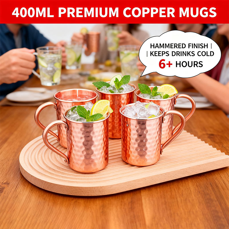 Yeni %100 Bakır Bardaklar Saf  - Copper Cocktail Mug incelemesi ve fiyatı
