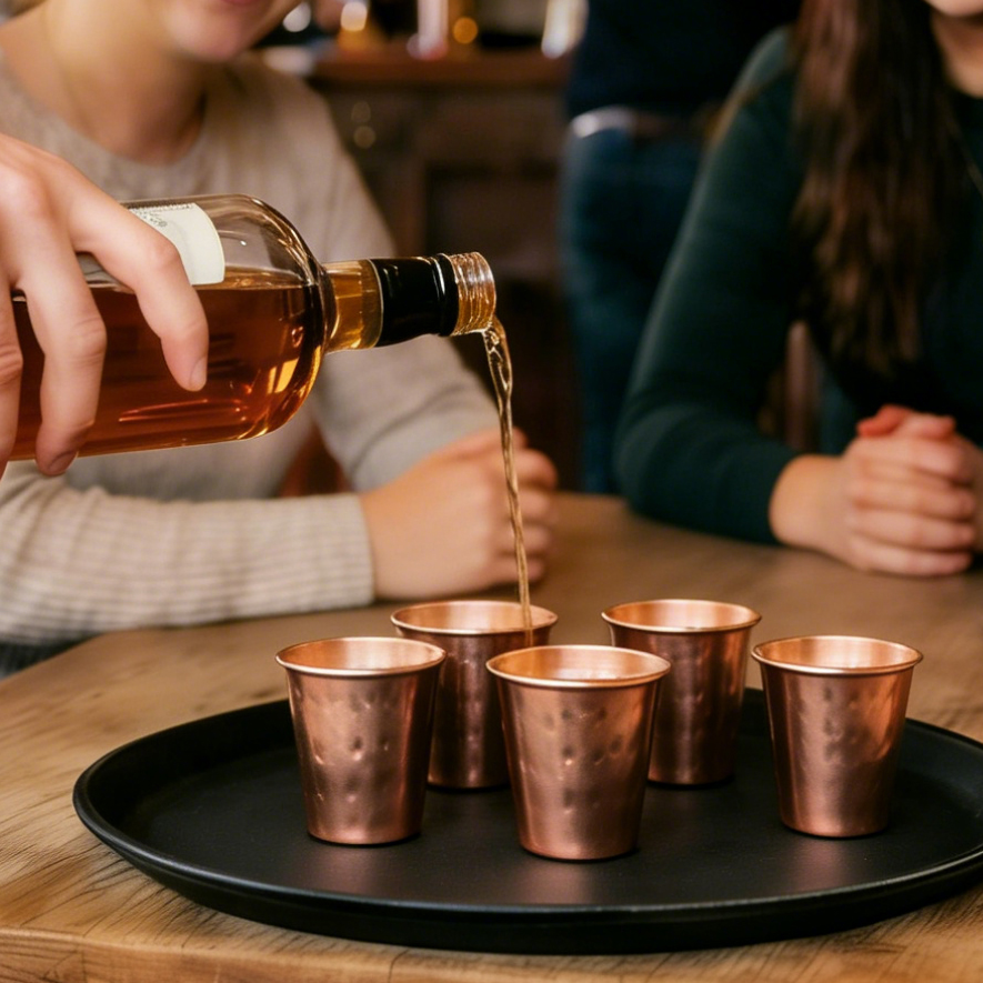 6cs 8 Adet Yeni %100 Bakır Bar - Copper Cocktail Mug incelemesi ve fiyatı